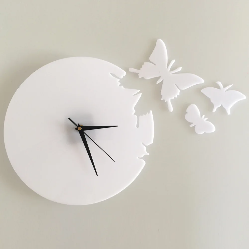 Акриловые колокольчики бабочки для спальни декоративные настенные