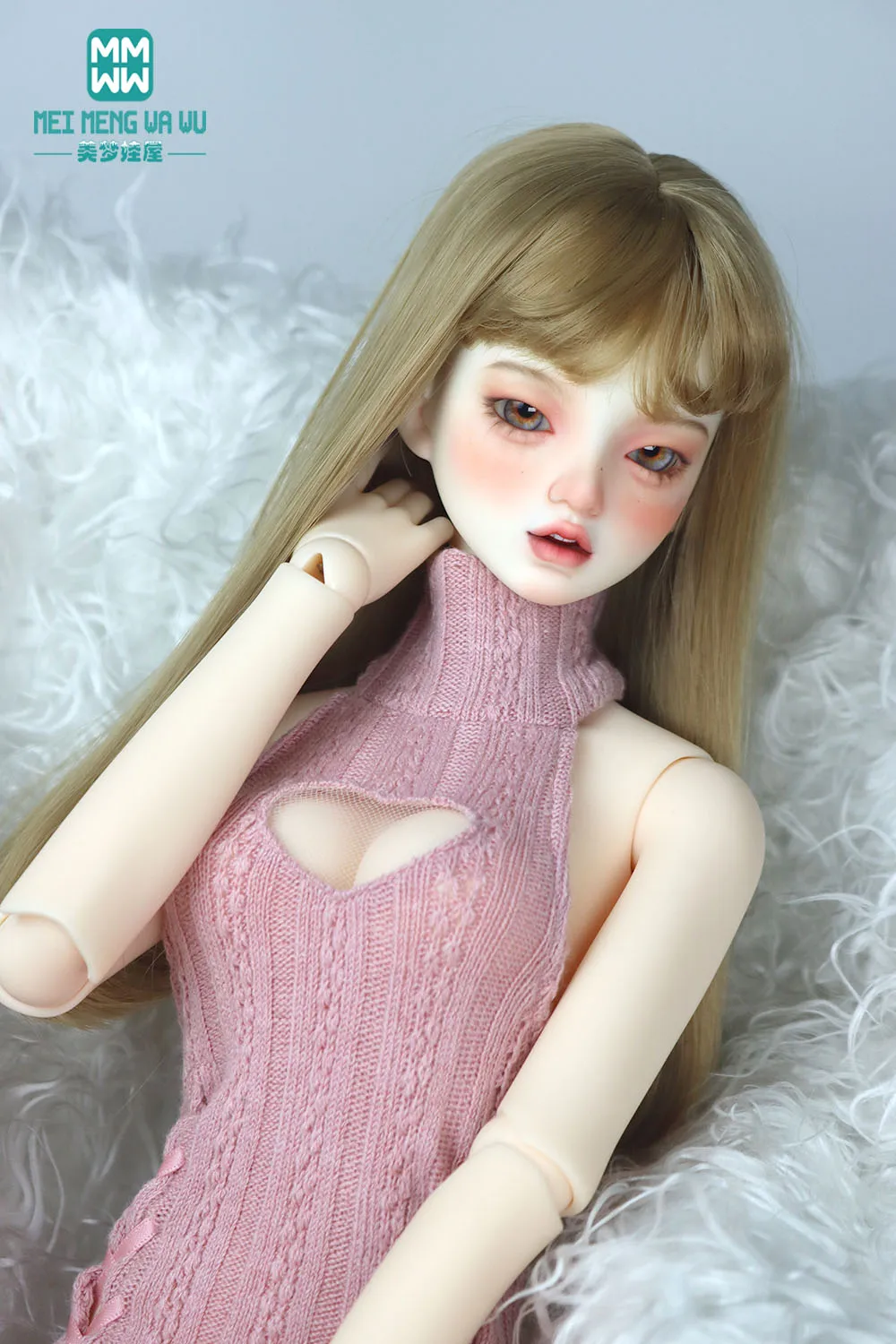 43-75 см 1/4 1/3 большой бюст и дядя BJD DD SD M фото кукла модный свитер с бретелькой через