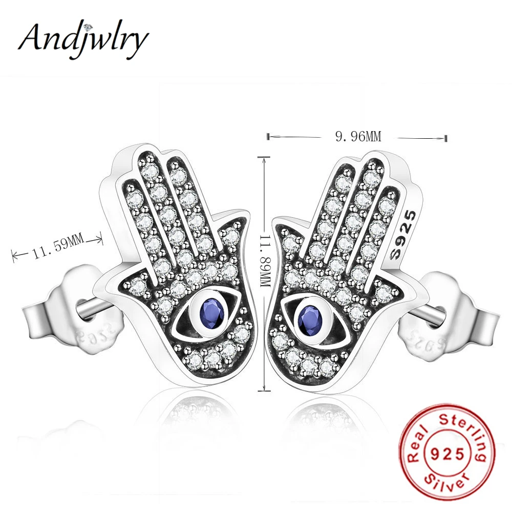 Женские серьги гвоздики из серебра 925 пробы с фианитом|Серьги-гвоздики| |