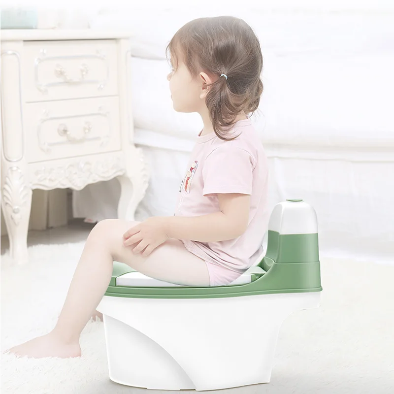 

Babyinner Baby Potty Training Non-Slip Toddler Toilet with Backrest Portable Newborns Bedpan Comfortable Infant Potties 1-8 Year