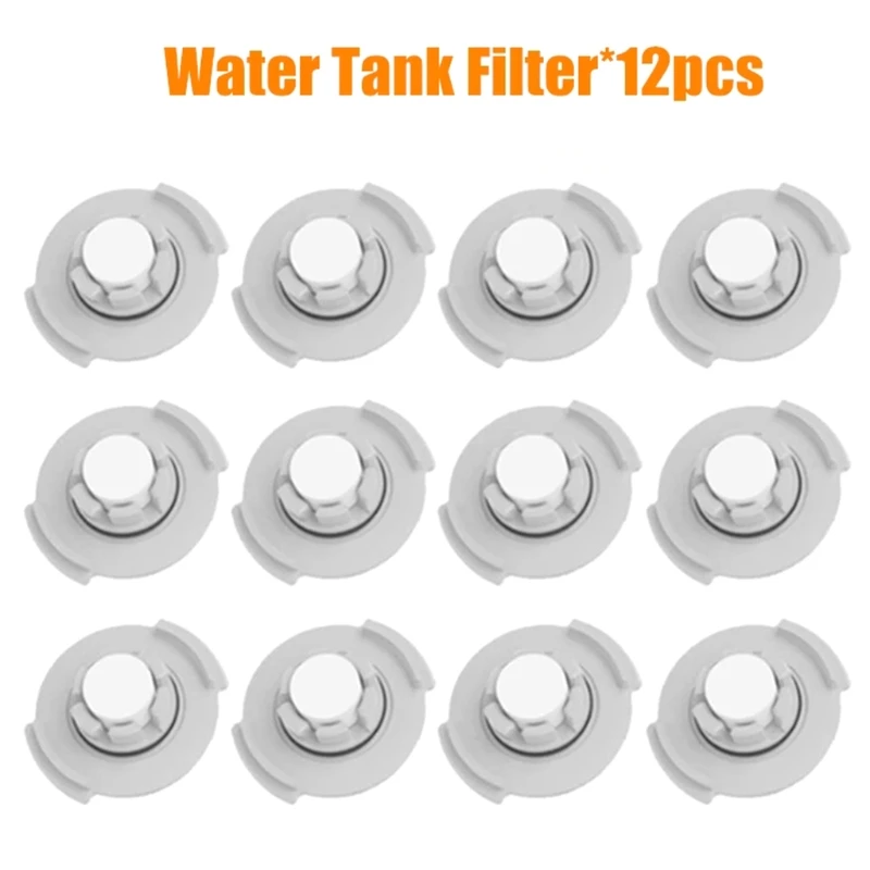 

12 Pieces Vacuum Cleaner Robot Replacement Parts for Mi Roborock S50 S51 S55 S52 (Water Tank Filter Wick Box)