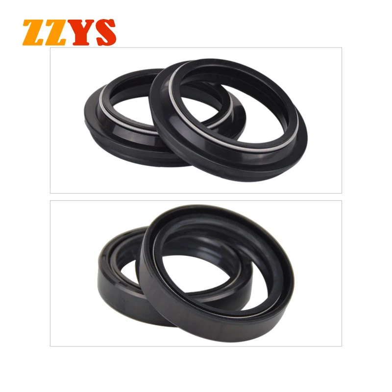 

43x55x11 43 55 11 Motorcycle Front Fork Oil Seal & 43x55 Dust Cover Lip For YAMAHA FZ6 S2 FZS1000 FAZER FZS 1000 MT01 1600 R1