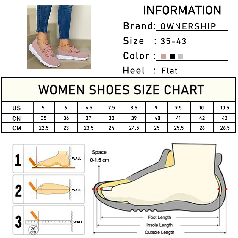 

2021 Women Lace Up Platform Vulcanized Female Casual Walk Shoes Ladied Outside Flat Women's Comfortable Footwear Plus Size