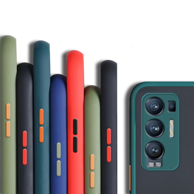 

Case For Xiaomi POCO X3 GT 5G Frosted Translucent Phone Case Silicone Frame Hard Clear Back Cover For Xiaomi POCO X3 NFC X3 Pro