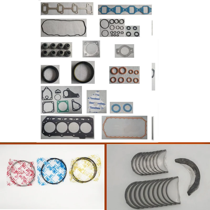 Полный ремонт двигателя полный комплект прокладок главный коленчатый вал
