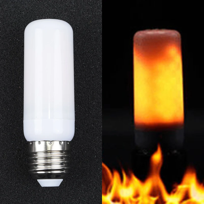 1 шт. 3 Вт E27 светодиодный светильник Мерцающая лампа Рождественский Декор эффект