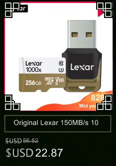 Оригинальная флеш-карта Lexar 300 МБ/с./с, 64 ГБ памяти, sd-карта, 32 ГБ, 128 ГБ, 2000x, SDXC, UHS-II, U3, высокая скорость, карта для 3D 4K цифровой DSLR камеры
