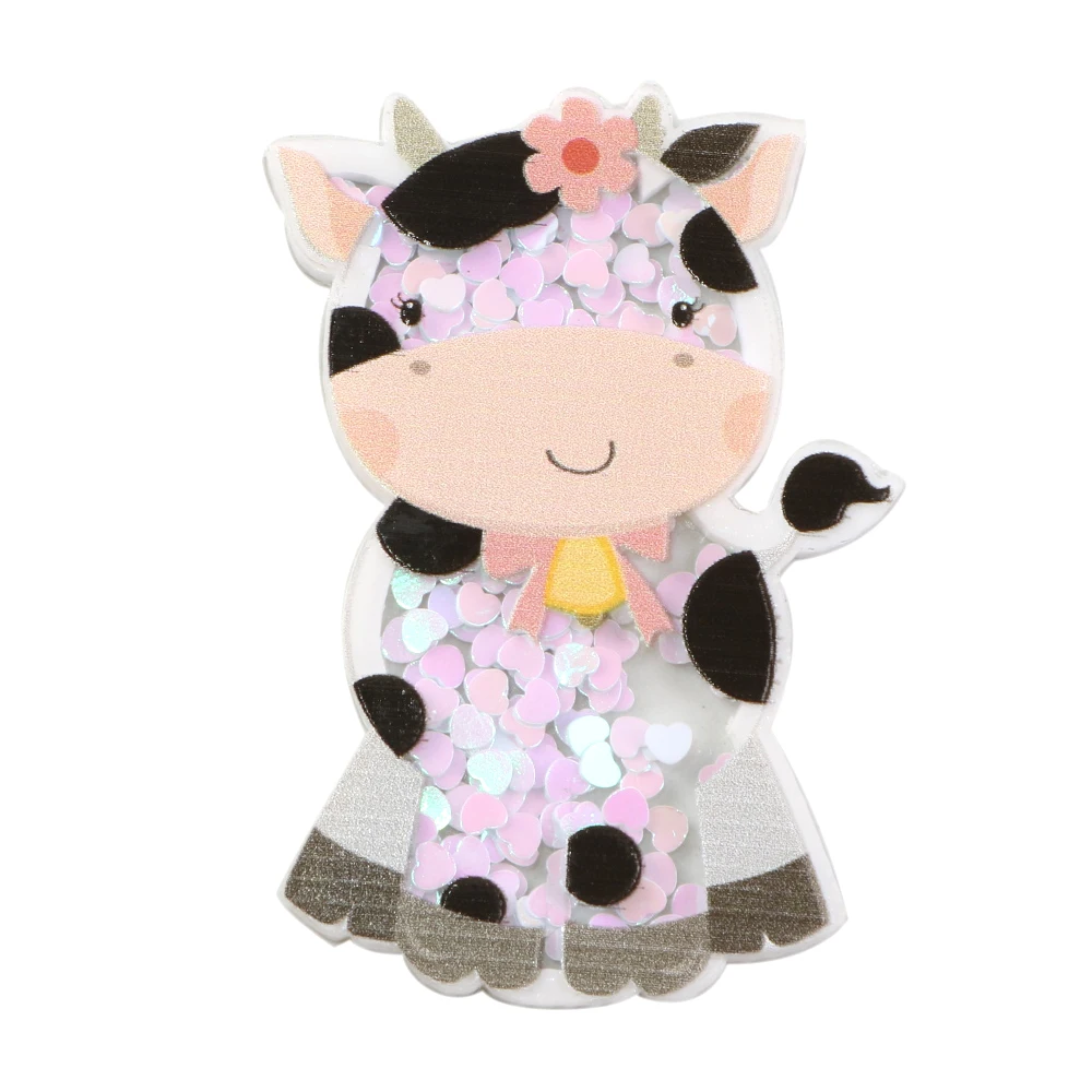 

Babies DIY Handicrafts Cartoon Pattern Quicksand Acrylic Sequin Shakers For Party Headwear Accessories Home Crafts 5Yc17203