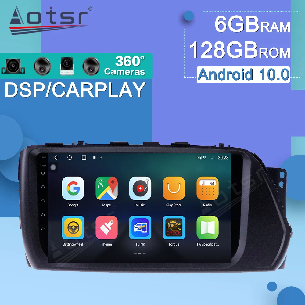 

Android 10 For Hyundai VERNA 2017 - 2019 Car Radio Multimedia Video Player Navigation GPS 2 Din Stereo Receiver Head Unit DSP