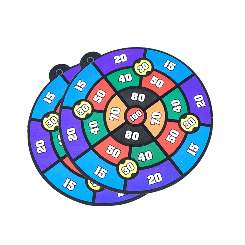 

Wall Mounted Dartboard Indoor Shooting Toy Easy Hanging Dart Board for Bars