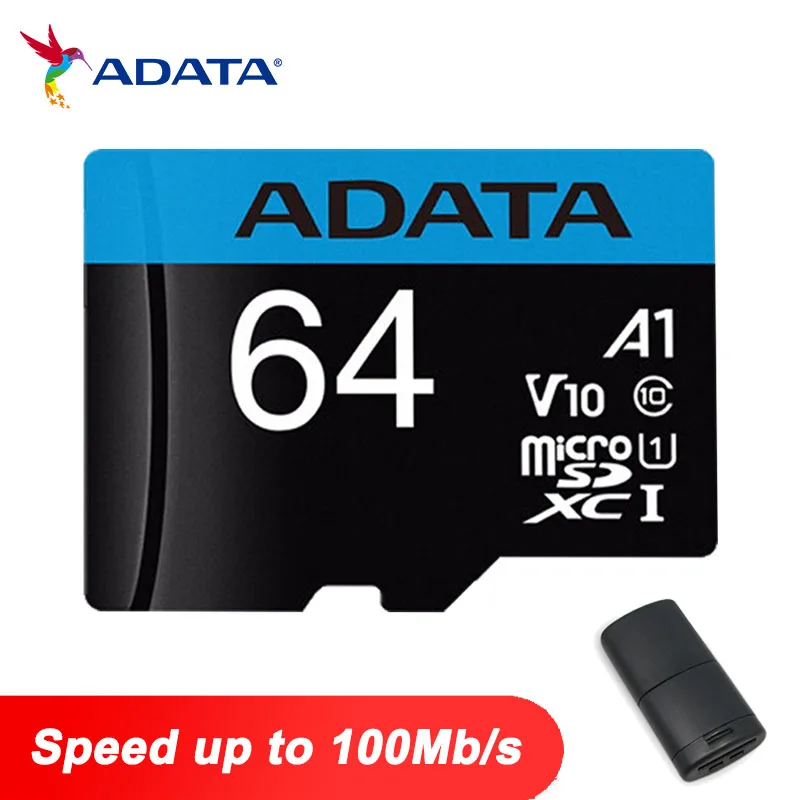 

ADATA Micro SDHC 16GB 32GB 64GB TF Flash Card Memory Card sd Micro sd Card High Speed Class 10 U1 For Phone