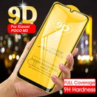 Закаленное стекло 9D для Xiaomi POCO M3, 2 шт., защитная пленка из закаленного стекла для Xiomi POCO M3 POXO POKO M 3 3M, защитный стеклянный чехол