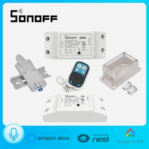 Sonoff умный WiFi беспроводной умный DIY таймер ВКЛВЫКЛ 433 МГц RF для MQTT COAP Android IOS Ewelink APP Автоматизация дома