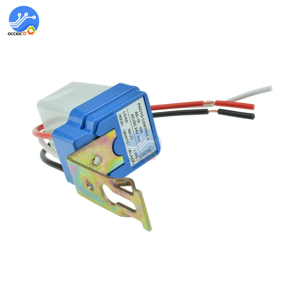 DIY kit 12 в 24 В 220 10 А переключатель уличного света автоматический выключатель