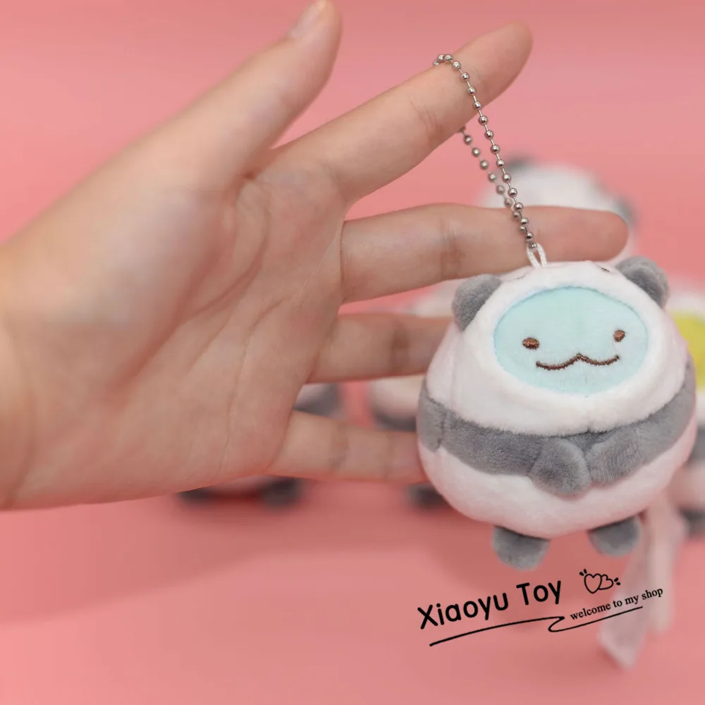 6 шт./компл. Kawaii San-X Сумико гураши угловой био перевернутый к Панде японский аниме плюшевая игрушка чучела Животные Кукла кулон девушка подарок