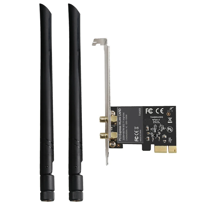Wi Fi Беспроводной адаптер карты 1300 Мбит/с Dual Band 5.GHz/ 2 4 ГГц PCI Express сетевой для