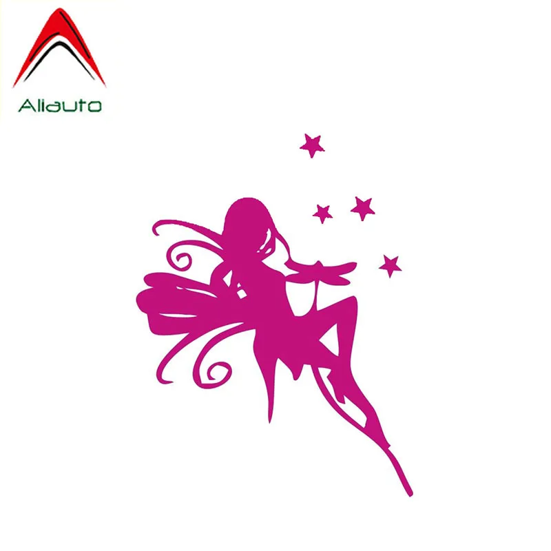 Алиавто мультяшная наклейка для автомобиля фея со звездами красивая девушка