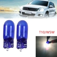 10pcs 5w t10 cool white halogen bulb signal car light source parking 8000k interior car light lamp