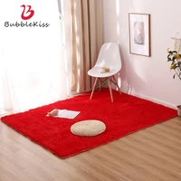 bubble kiss solid color carpet soft fluffy rug shaggy carpet customized carpets for living room plush mat bedroom decor area rug