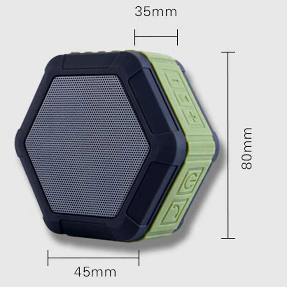 Портативный беспроводной супер бас стерео Bluetooth динамик для смартфона планшета