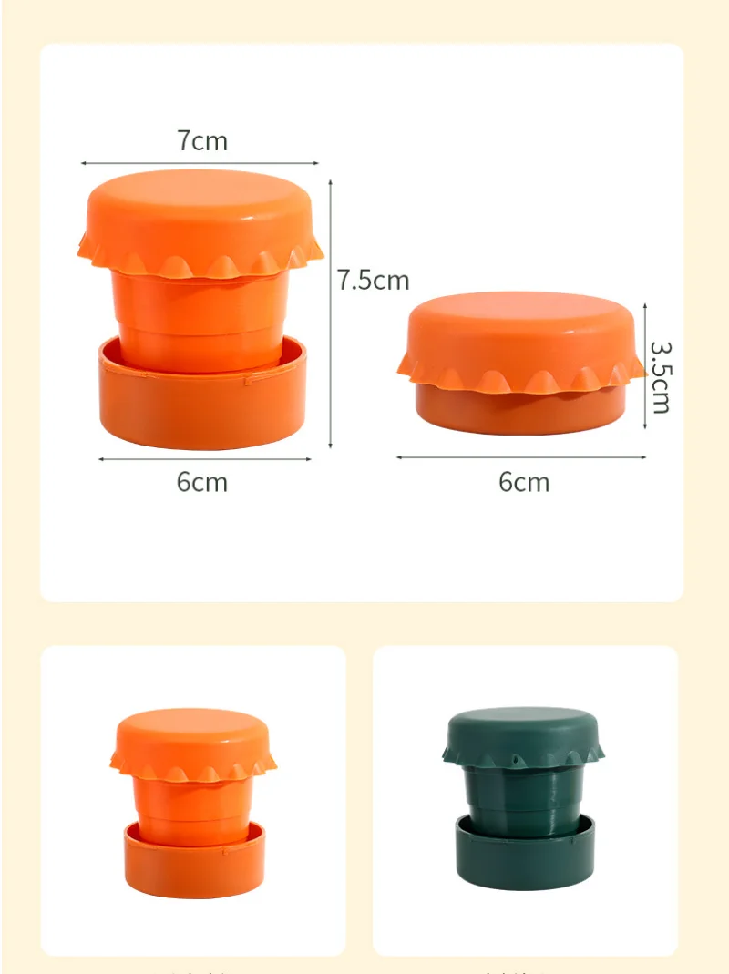 Пластиковая Складная чашка выдвижная бутылка для воды портативная чая и кофе