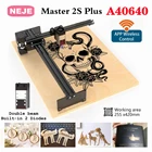 ЧПУ гравер NEJE Plus A40640, фрезерный станок из нержавеющей стали с управлением через приложение