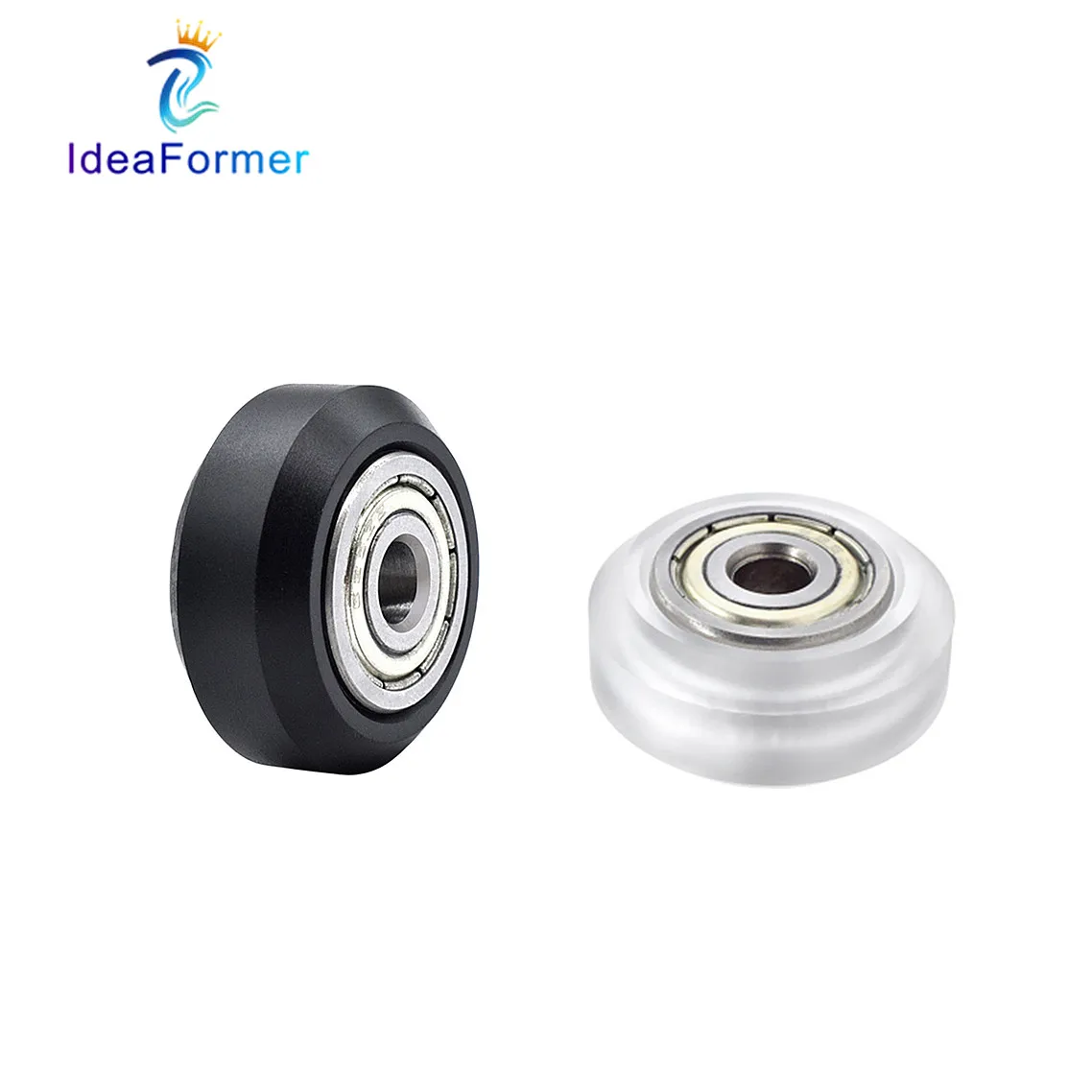 5 шт. черные/прозрачные детали для 3D-принтера с ЧПУ из поликарбоната V-groove 625ZZ |