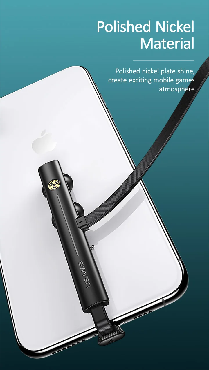 Кабель USAMS type-C 5V-2A для быстрой зарядки USB C, игровой usb-кабель, 180 градусов, быстрая зарядка для iPhone samsung S9 S8