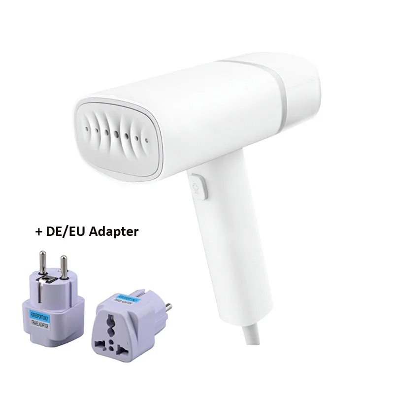 Add DE Adapter XIAOMI MIJIA ZANJIA отпариватель для одежды Утюг ручной мини-генератор бытовой Электрический Очиститель одежды подвесной глажка - Цвет: Add DE Adapter