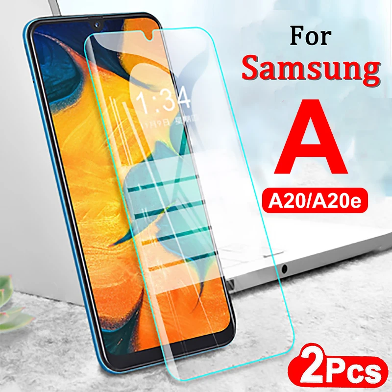 Samsum A20 1 2 шт защитное стекло на samsung Galaxy A 20 A20e 20e Защитная пленка для экрана нрав