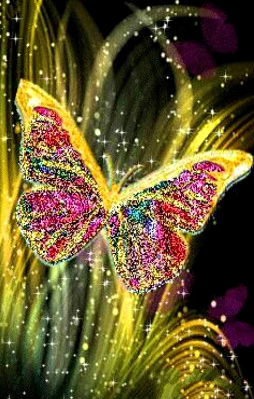 

JMINE Div 5D butterfly shiny Full Diamond Painting cross stitch kits art High Quality Animal 3D paint by diamonds