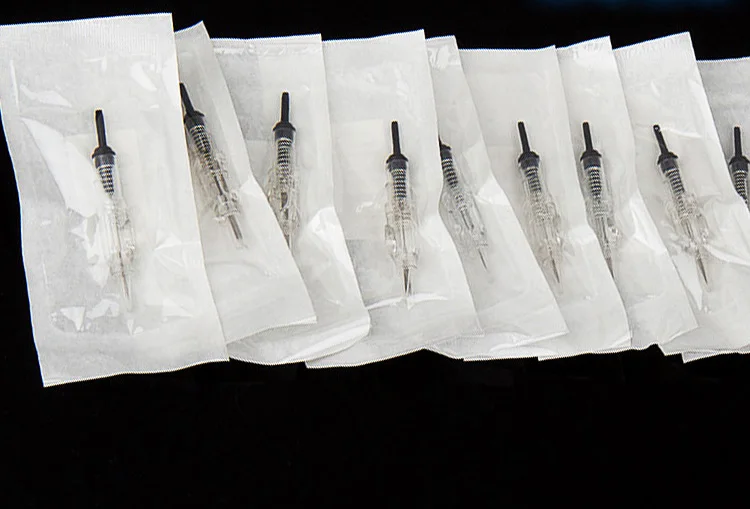

5m1 7m1 9m1 tattoo machine needle Professional Motor Tattoo Machine Eyebrow Needle Gun Sterilized Needles Beauty Equipment