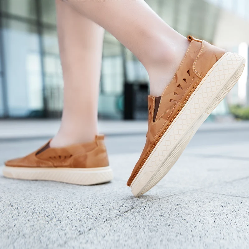 

comfortable sandals mens sapatos mens casuales spring zapatillas shoe new black canvas cuero sports Shoes leisure Light de Mens