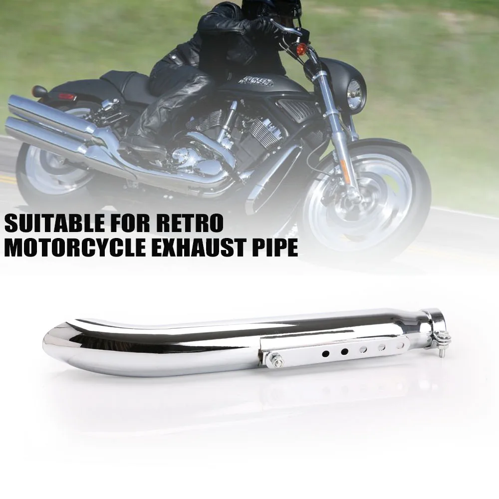Мотоциклы нержавеющая сталь слэш глушитель выхлопной трубы для 1 3/8 &quot 1/2&quot 5/8 3/4