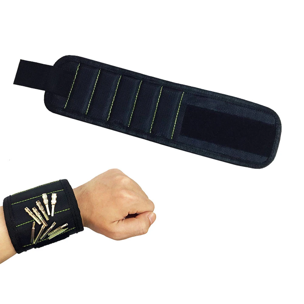 

Economical Magnetic Wristband Pocket Tool Belt Pouch Bag Screws Holder for Workshop Carpenter New ds99