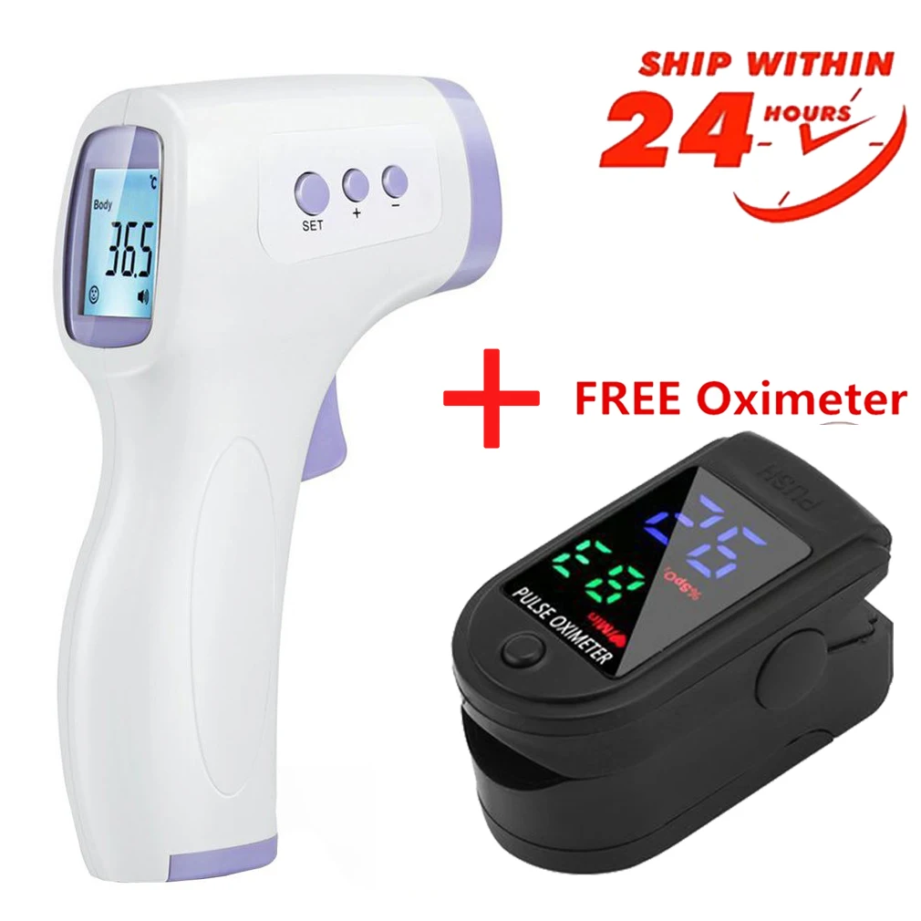 Бесконтактный инфракрасный термометр набор для измерения пульса и давления на