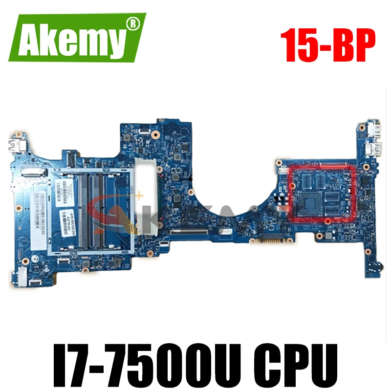 

Akemy 924309-601 448.0BX06.0011 материнская плата для HP ENVY X360 Кабриолет 15-BP 15T-BP Тетрадь ПК i7-7500U полностью протестирована