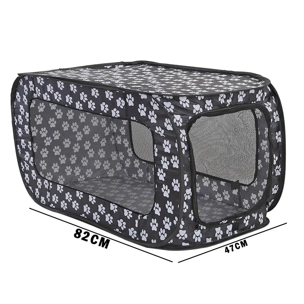 

Portable Folding Rectangular Pet Tent Dog Cage Playpen Fence Puppy Kennel Cat Pet Play Tents Tunnel Breathable Dog House 2021
