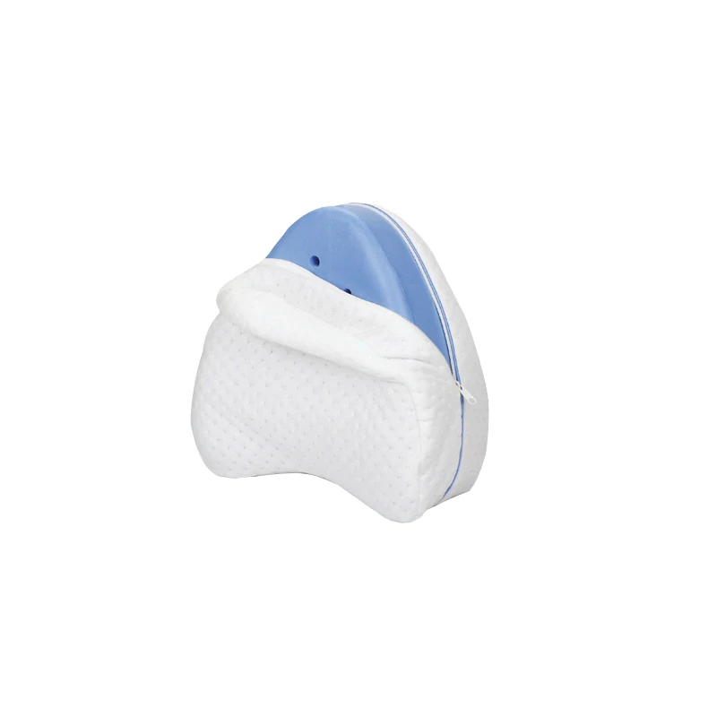1 PCS Blue Сапоги до колена для ног, подушка с ортопедические хлопчатобумажной ткани с эффектом памяти «Коттон мемори подушка из пены с медленным восстановлением формы и беременных Для женщин Подушка сбоку спальный клип Бедро Поддержка подушки - Цвет: 1 PCS Blue