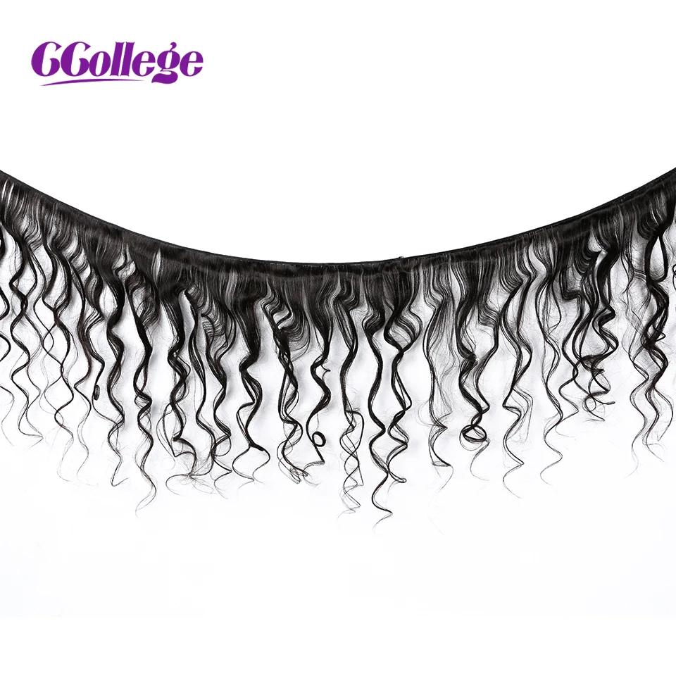 CCollege бразильские человеческие волосы плетение пучки свободная волна 1 пучок ткет