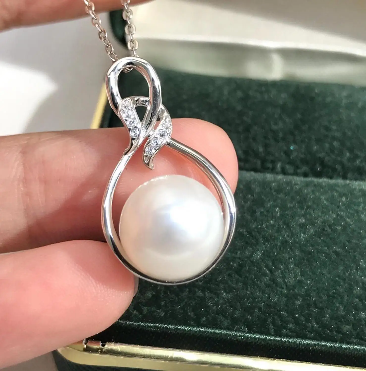 

New 925 Sterling Silver Pendant Base Settings Mountings Findings Parts for Pearl Beads Stones Crystal Jade Agate 5pcs/lot