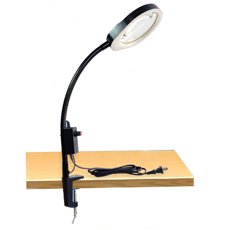 

Настольное увеличительное стекло 10X 8X, увеличительное стекло с гибким рычагом и зажимом, настольное увеличительное стекло с 48 светодиодными осветительными лампами, увеличительное стекло с дополнительными зажимами, ручная паяльная подставка, подставка, 