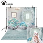 Фон для фотосъемки Allenjoy волшебный зеркальный цветок люстра дымчатый фон для фотостудии детский Фотофон реквизит для фотосъемки