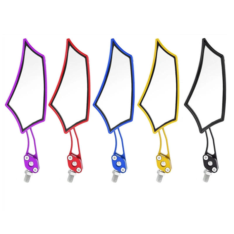 

1Pair Motorcycle Rearview Mirrors 8/10mm Universal Motorcycle Motorbike Scooter Bike Rear View Side Mirror