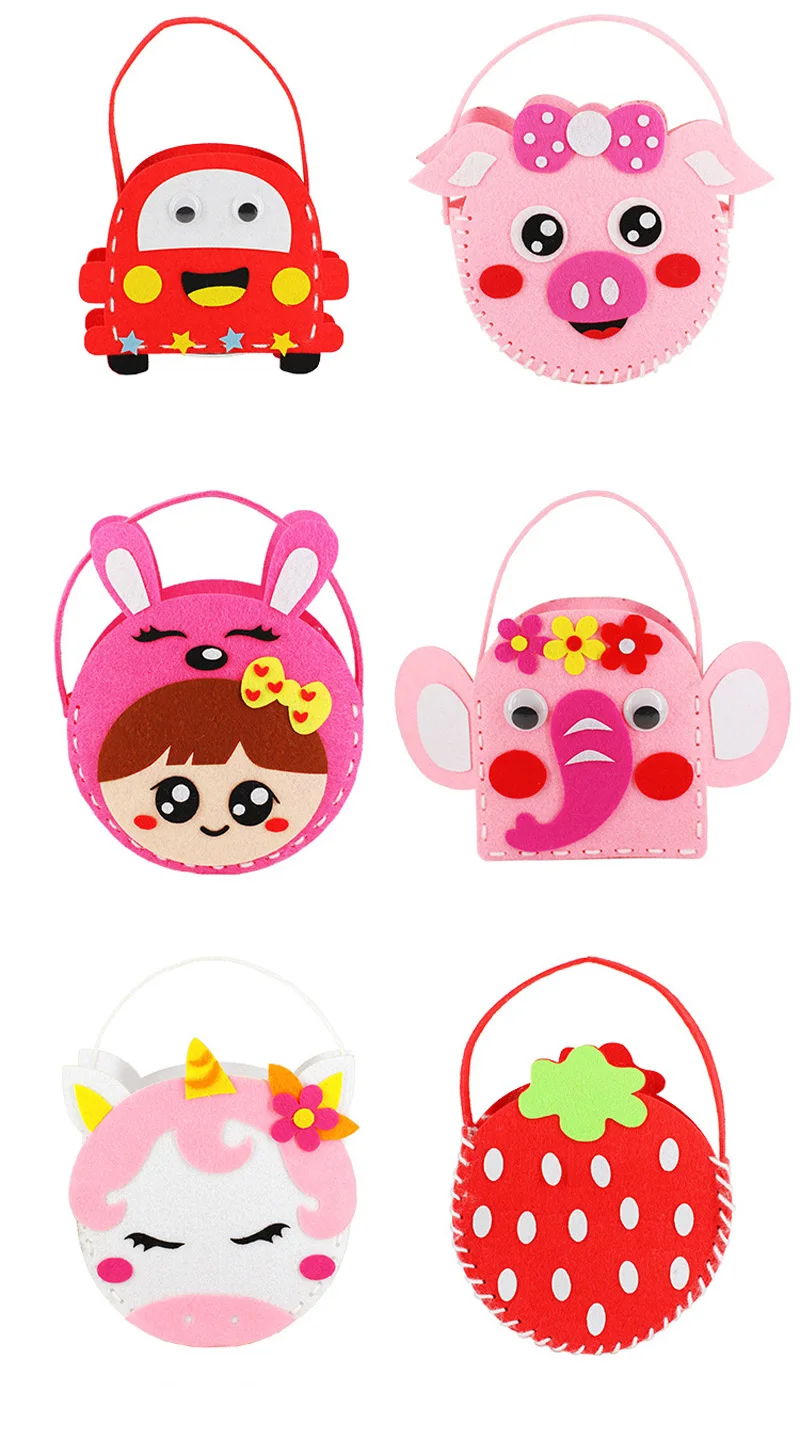 Нетканые игрушки для рукоделия, игрушки для животных, сумки для рукоделия, развивающие игрушки для детей, подарки