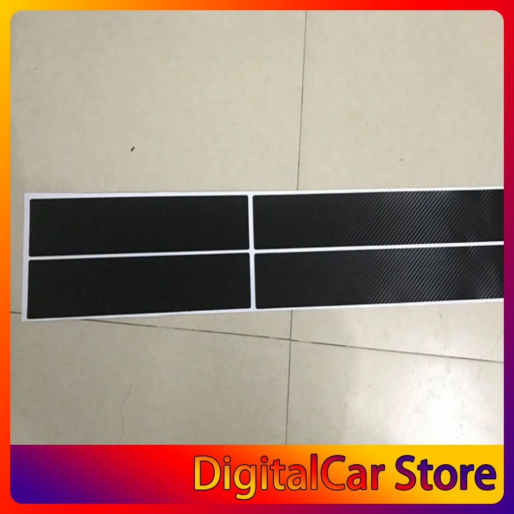 

4 PCS Universal Car Door Sill Anti kick Stickers Scuff Anti Scratch Carbon Fiber Auto Door Sticker Car Accessories Small scraper