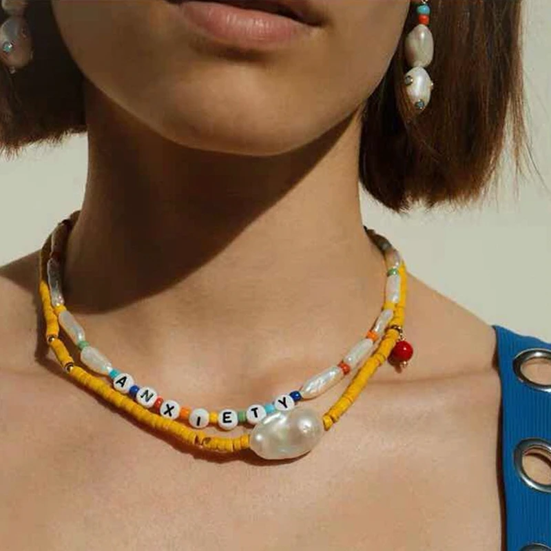 Junlead модный простой бренд ZA длинные серьги с английскими буквами богемные