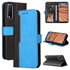 Кожаный чехол-кошелек для Vivo Y20S, чехол-книжка в стиле ретро с магнитной застежкой и отделением для карт Vivo V21E V21, чехол для Vivo Y20i Y 20 12 11 S Y21, чехол