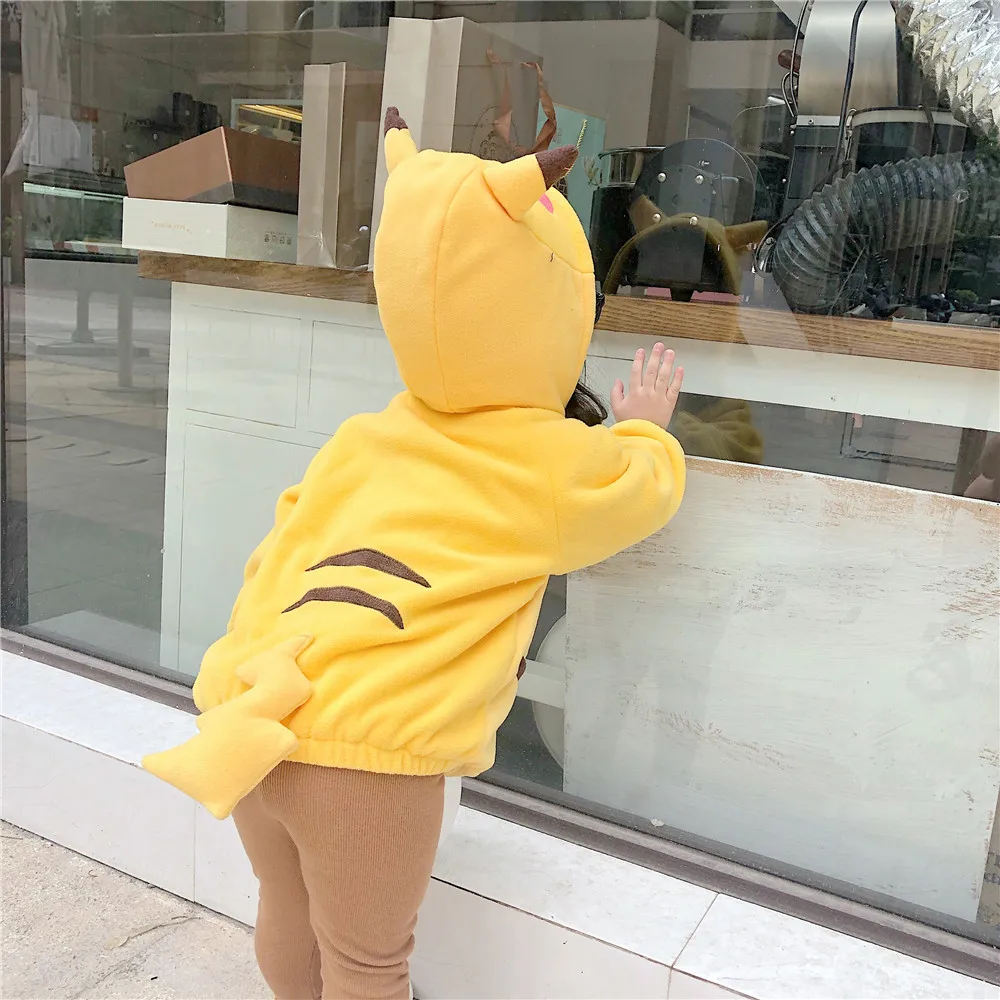 Tonytaobaby/зимняя одежда; новое бархатное пальто с рисунком для маленьких мальчиков и девочек; детская куртка