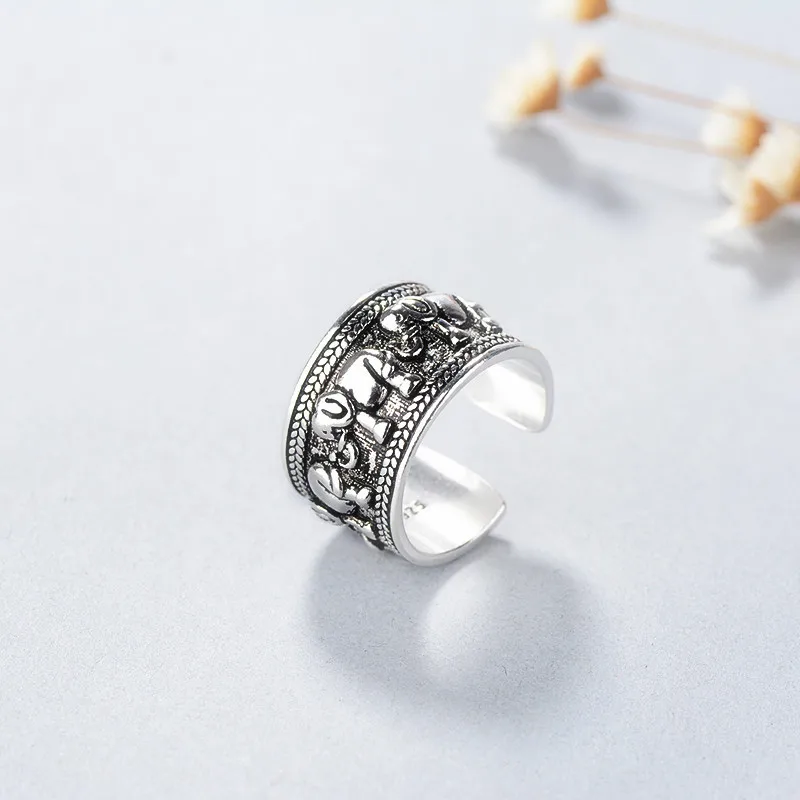 Женские винтажные кольца со слоном REETI Bijoux Свадебные ювелирные изделия из
